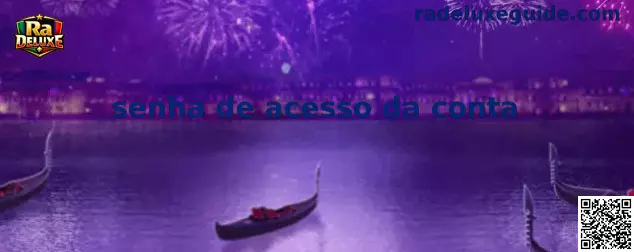 Senha de acesso da conta en Ra Deluxe
