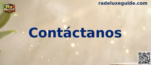 Atención al cliente Ra Deluxe