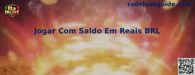 Jogar Com Saldo Em Reais BRL