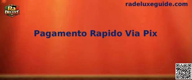 Pagamento Rapido Via Pix en Ra Deluxe