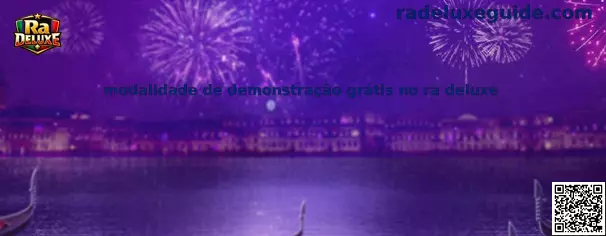 Modalidade de demonstração grátis no Ra Deluxe